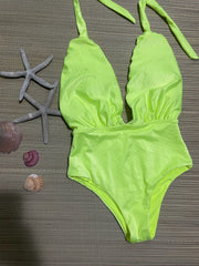 MAIÔ BODY - AMARELO NEON