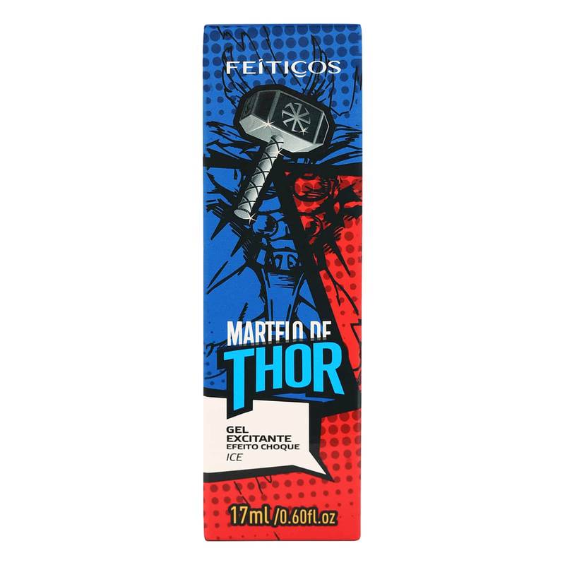 MARTELO DO THOR - Gel Excitante, Vibrador Ice 17ml